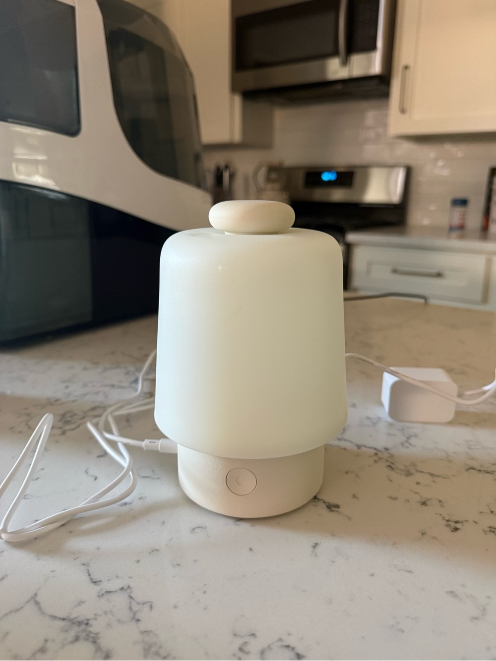 Hatch Ceramic Ultrasonic Diffuser in Cream